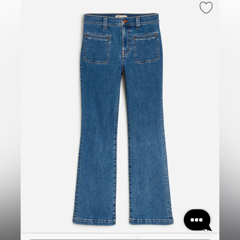 NWT 33 Madewell Kick Out Jeans